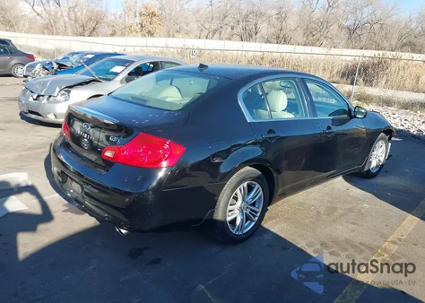 2013 Infiniti G37X z USA, uszkodzony, nr VIN JN1CV6AR8DM351383